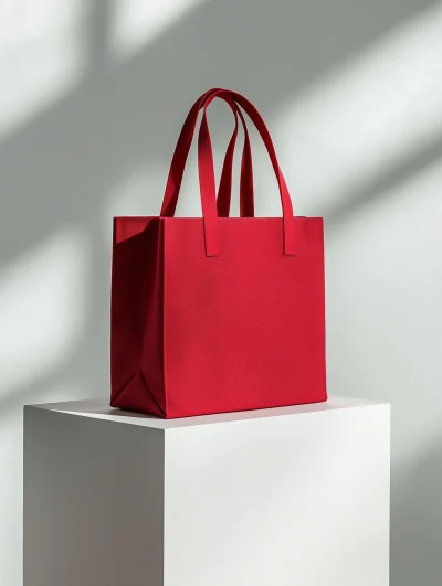 Red Reusable Shopping Bag