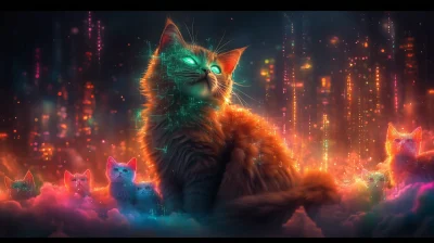 Majestic Metallic Cat