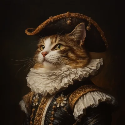 Captain Cat Portrait