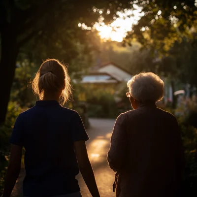 Caring Moments in the Park