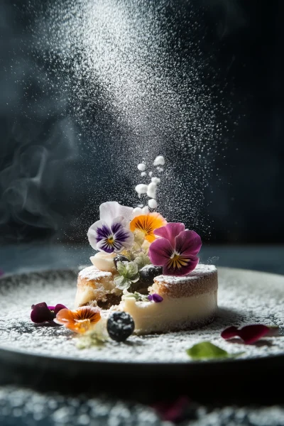 Elegant Dessert Presentation