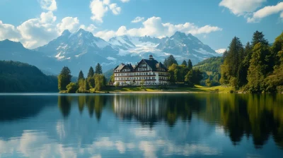 Alpine Hotel Reflection