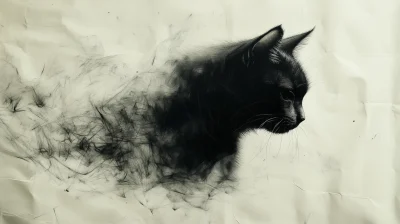 Fading Cat Shape