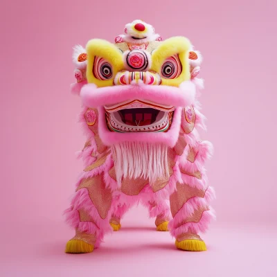 Chinese Lion Dance Performance