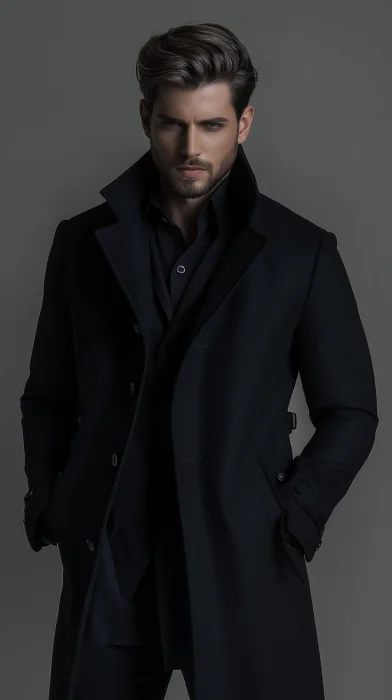 Man in Black Coat