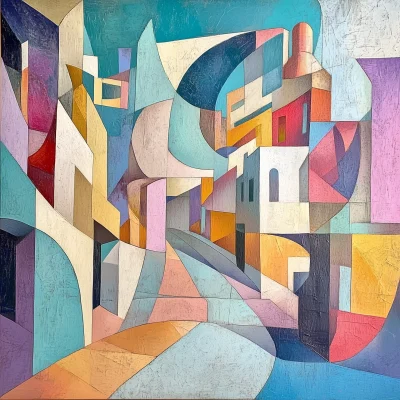 Cubist Cityscape