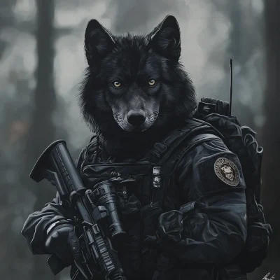 Wolf in SWAT Uniform