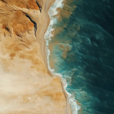 Desert and Sea Landscape