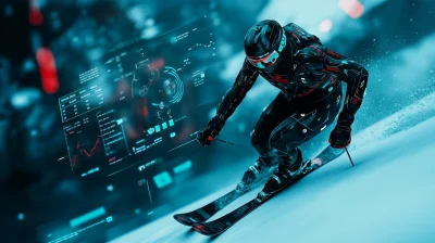 Futuristic Ski Race