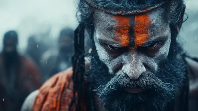 Ancient Indian Sadhus Warriors