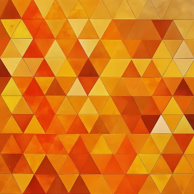 Geometric Mandarin Triangles