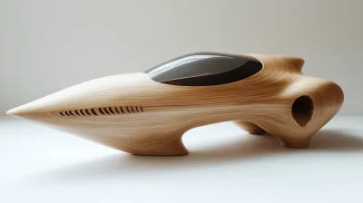 Futuristic Wooden Toy