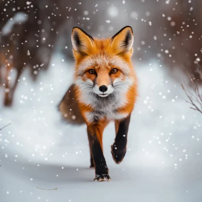 Fox in the Snow