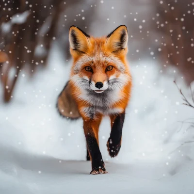 Fox in the Snow