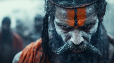 Ancient Indian Sadhus Warriors