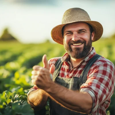 Happy Slovak Farmer