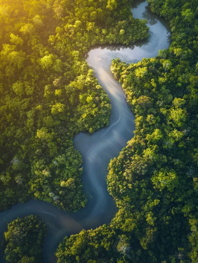 Magical River Reflection