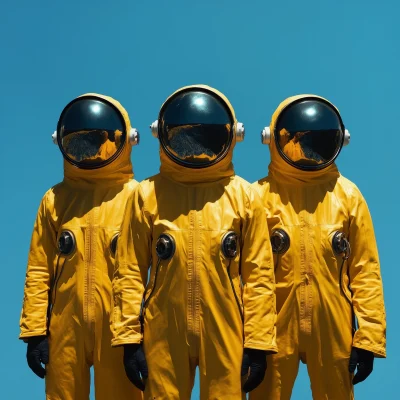 Colorful Astronauts