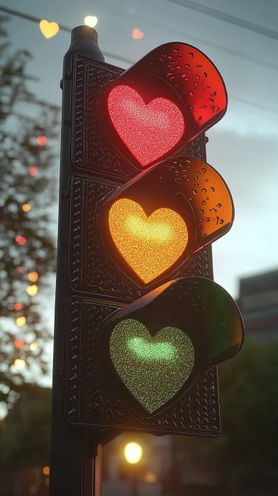 Heart Traffic Light