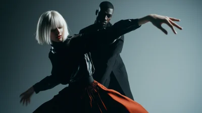 Scandinavian and Black Fashion Dance