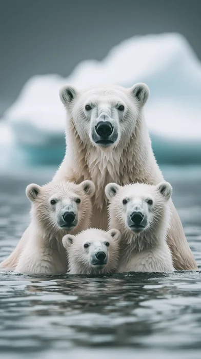 Polar Bear Family