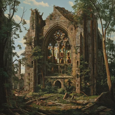 Ruined Stone Cathedral