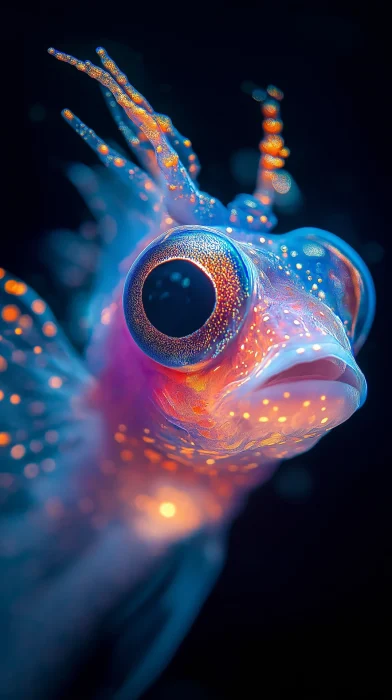 Bioluminescent Alien Fish