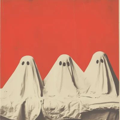 Vintage Ghostly Collage