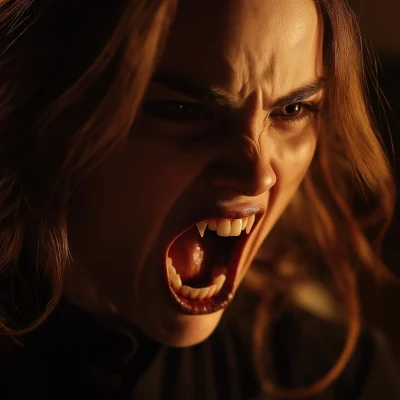 Angry Female Vampire