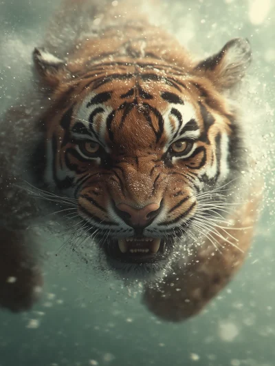 Surreal Tiger Swim