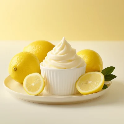 Fresh Yogurt with Lemons