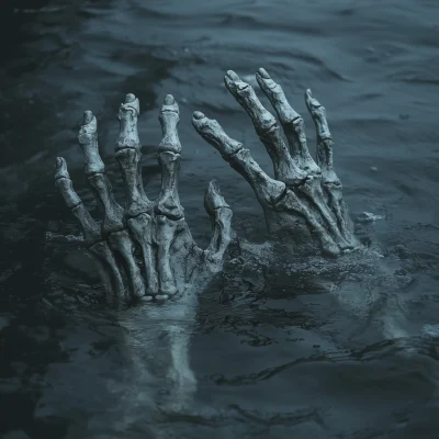 Eerie Skeleton Hands