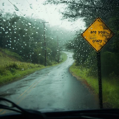 Foggy Road View