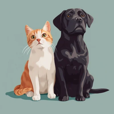 Cat and Dog Friendship