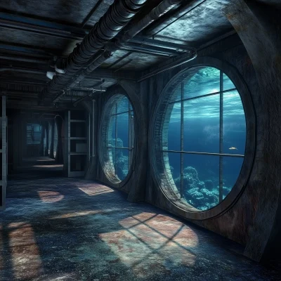 Underwater Industrial Room