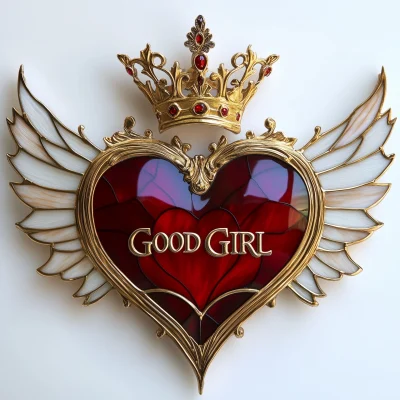 Good Girl Heart Illustration