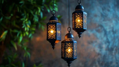 Minimalist Ramadan Lantern Decor