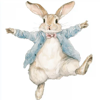 Playful Peter Rabbit