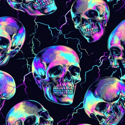 Gothic Skull Pattern