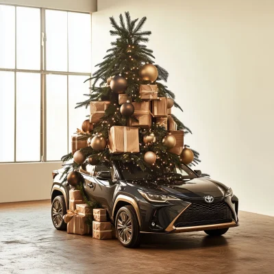 Christmas Tree with Toyota