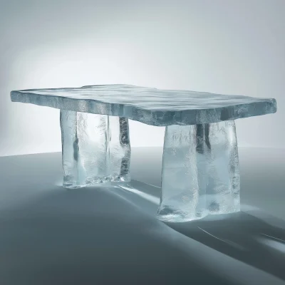 Ice-Inspired Modern Table