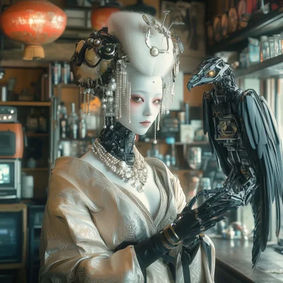 Cyberpunk Geisha