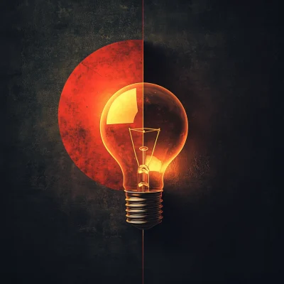 Glowing Bulb Design