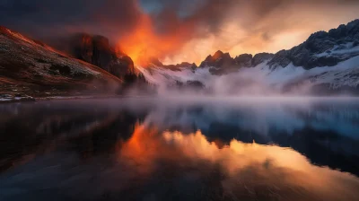 Moraine Lake at Sunrise