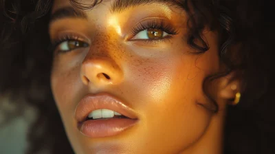 Close Up of a Woman’s Face