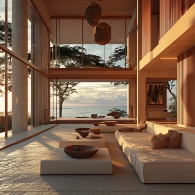 Modern Zen House Interior