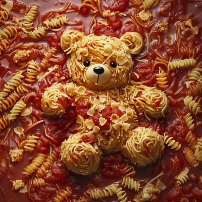 Pasta Bear Float