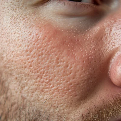 Close Up of Skin Pores