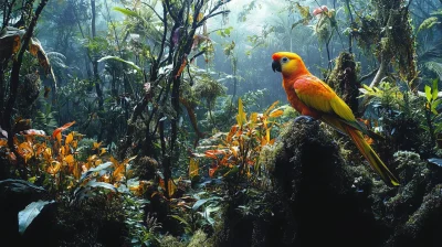 Vibrant Amazon Forest