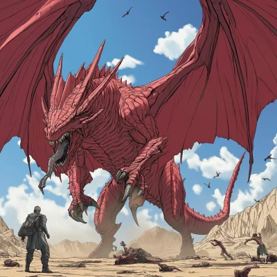 Armored Red Dragon